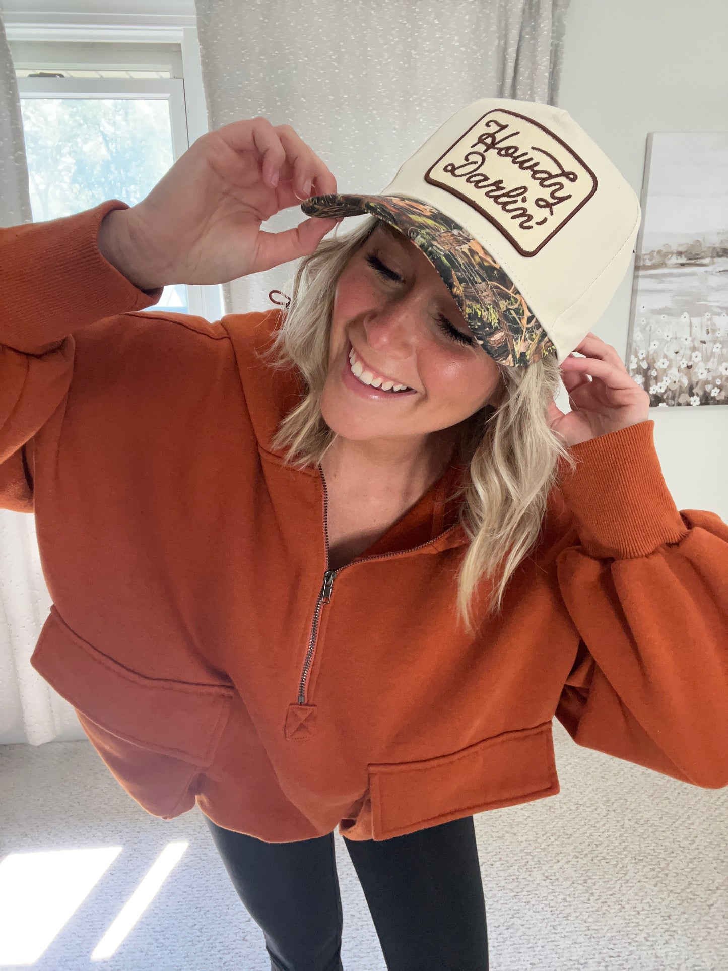 Howdy Darlin' Embroidery Patch Cap