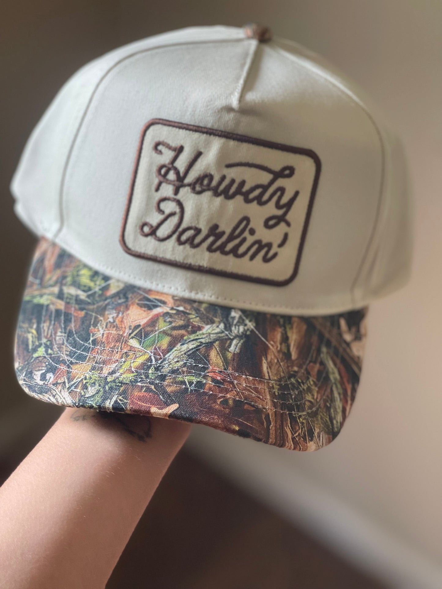 Howdy Darlin' Embroidery Patch Cap