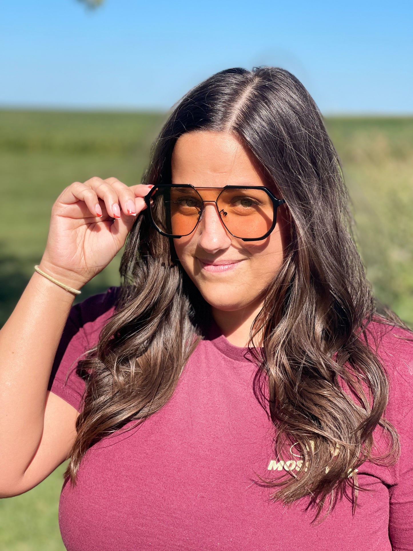 UV Protection Oversized Sunglasses