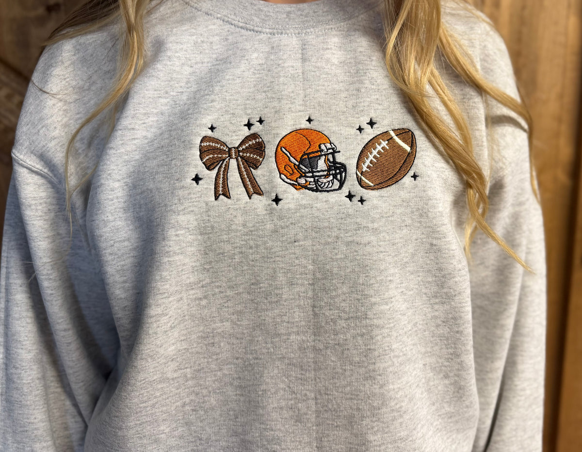 Friday Night Lights Embroidered Crews
