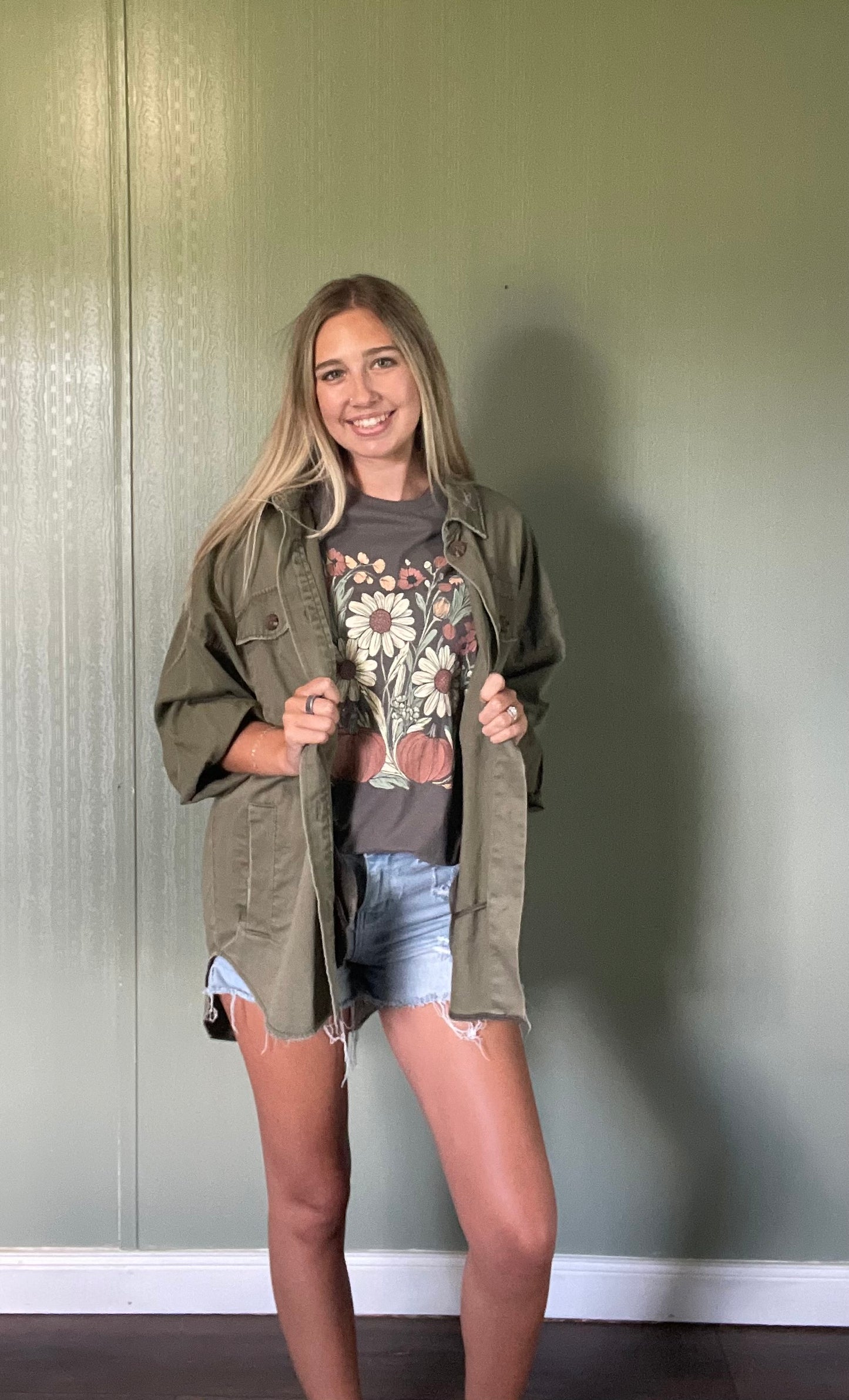 Boho Floral Fall Shirt