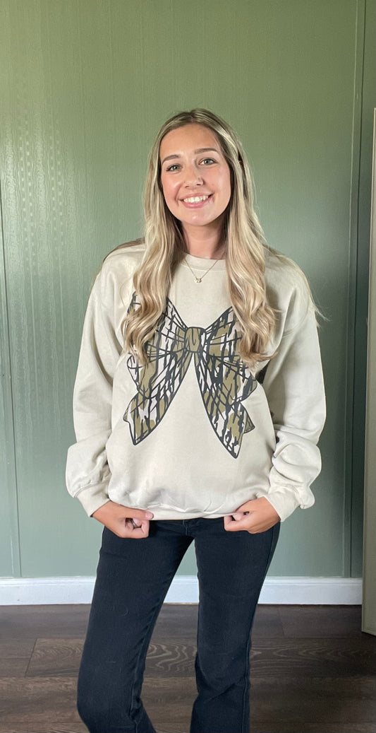 Camo Bow Wholesale Sweatshirt or T-shirt