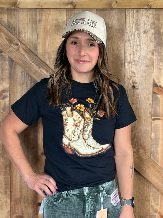 Bloom & Boots Tee