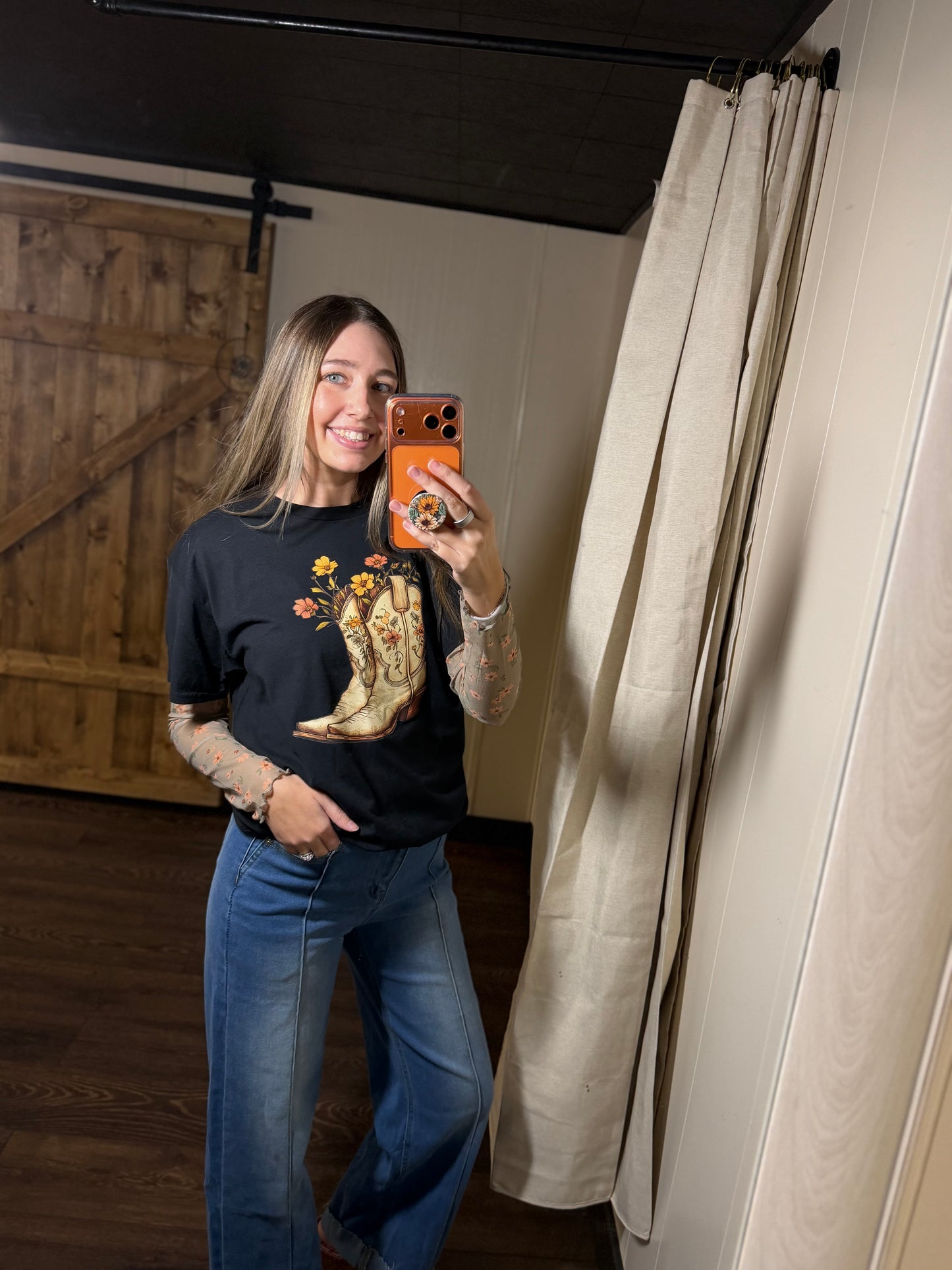 Bloom & Boots Tee