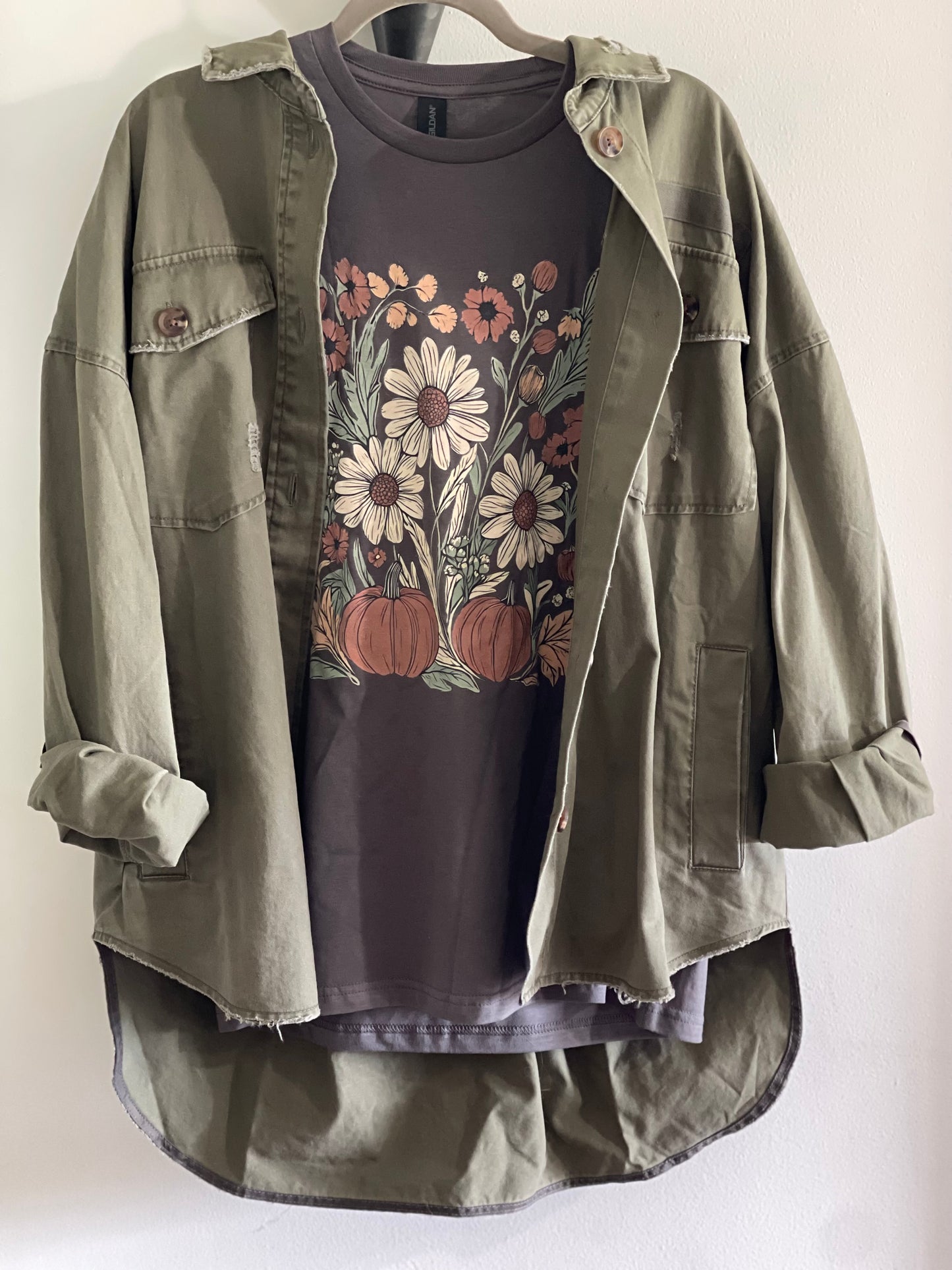 Boho Floral Fall Shirt