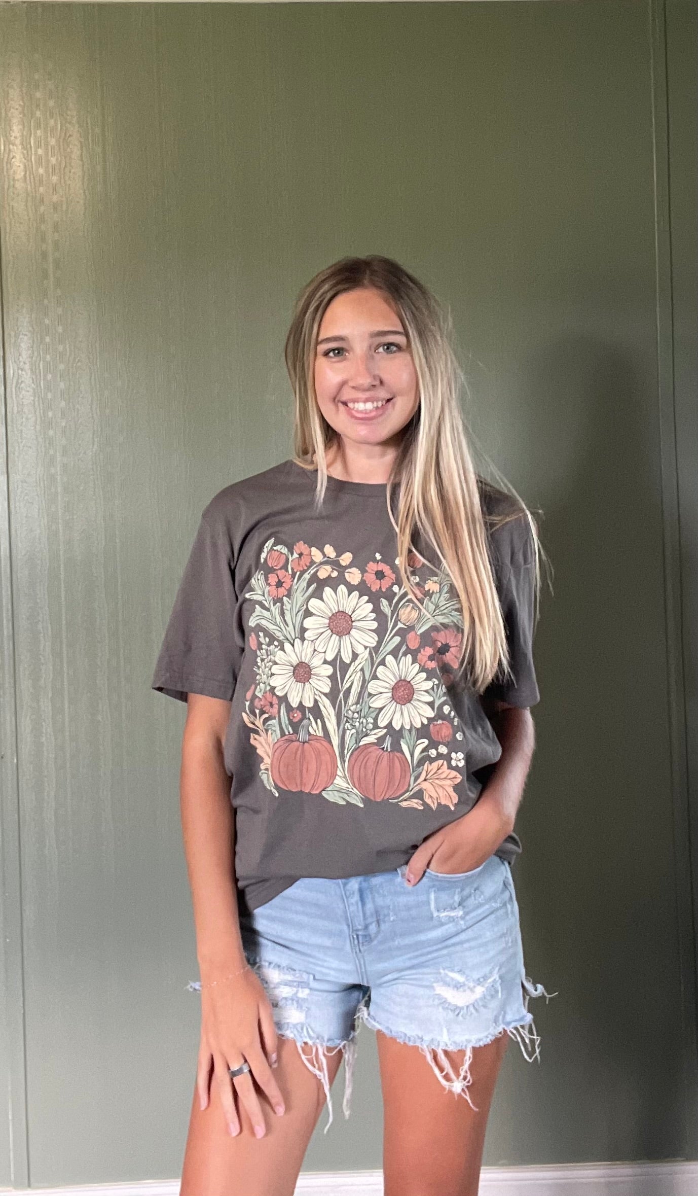 Boho Floral Fall Shirt