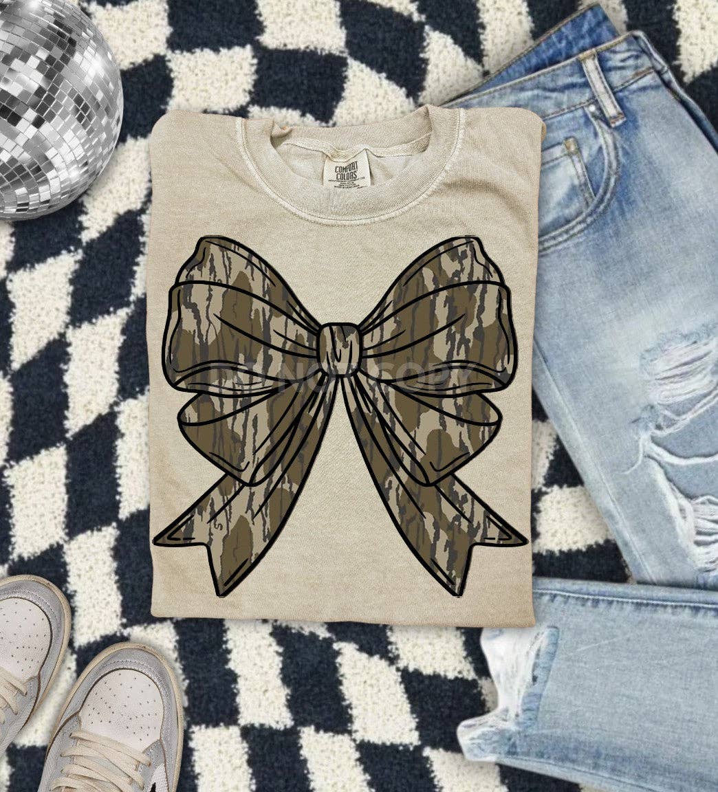 Camo Bow Wholesale Sweatshirt or T-shirt